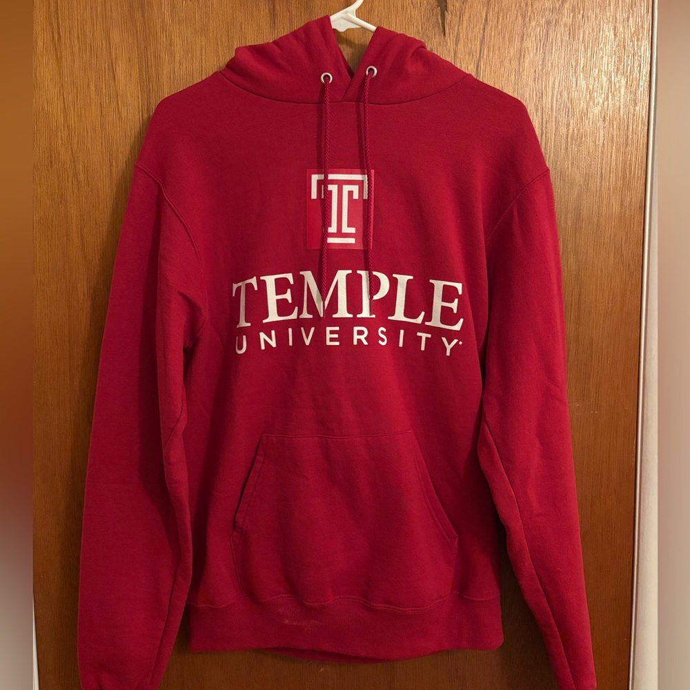 Temple University Red Champion Hoodie